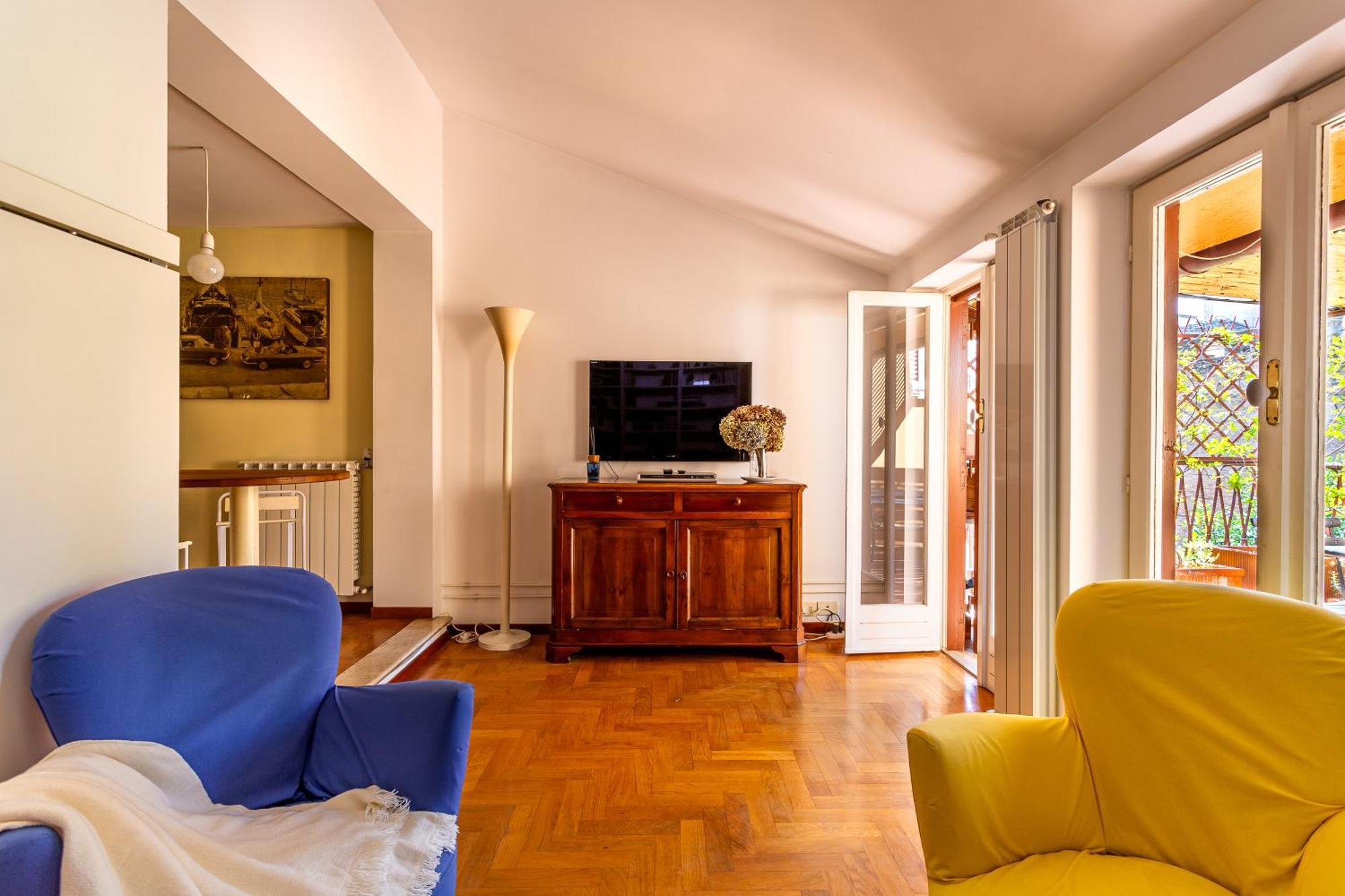 Iflat Peaceful With Terrace Next To Vatican Apartment Rom